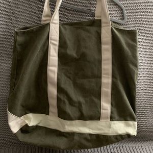 LAST CHANCE Giant green tote bag